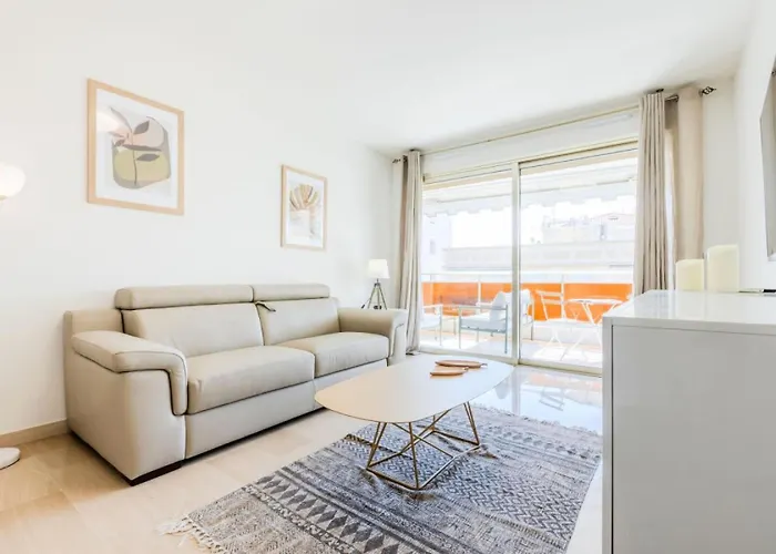 Apartamento Résidence 2p De Style Avec Terrasse, Plages Et Commerces à Pied - 2p De Style Avec Terrasse, Plages Et Commerces à Pied Mae-1913 Cannes